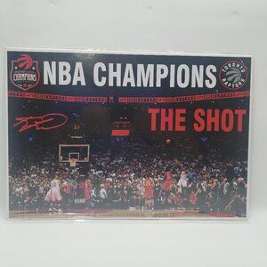 The Shot Kawhi Leonard Toronto Raptors 2019 NBA Championship Season Poster New